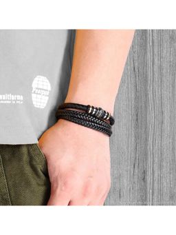 Salty Alpha - Men Black Stavros Ethnic Style Bracelet