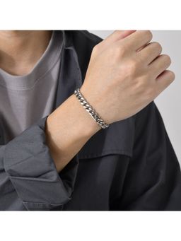 Salty Alpha - Men Chic Silver Link Bracelet