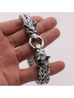 Salty Alpha - Men Royal Beast Silver Bracelet