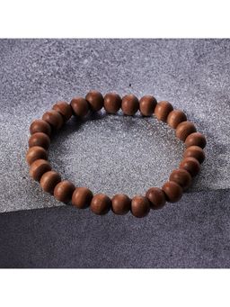 Salty Alpha - Men Brown May Beaded Bracelet
