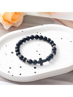 Salty Alpha - Men Near God Volcanic Black Rock Bracelet