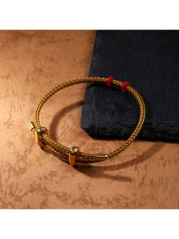 Salty Alpha - Men Red Braided Wire Bracelet
