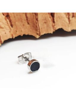 Salty Alpha - Men Vogue Black Stud Earring