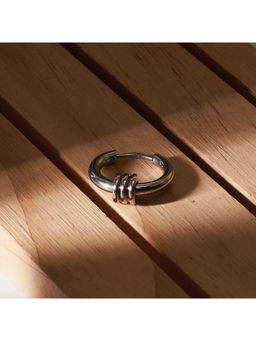 Salty Alpha - Men Silver Barb Bali Earring