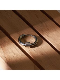 Salty Alpha - Men Valor Silver Hoop Earring