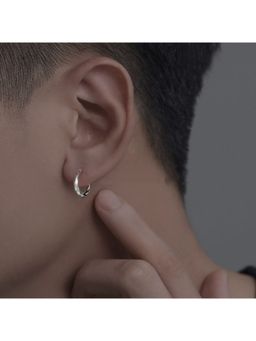 Salty Alpha - Men Non-Pierced Rigel Minimal Hoop Earrings