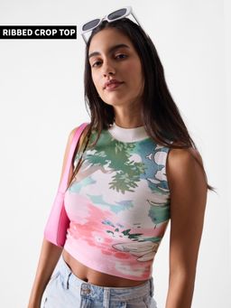 The Souled Store - Winnie The Pooh- Lazy Women Cropped Tank Tops