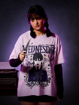 The Souled Store - Official Wednesday- Zero Hugs Given Women Oversized T-shirts