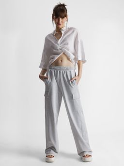 The Souled Store - Bleach Melange Women Cargo Joggers