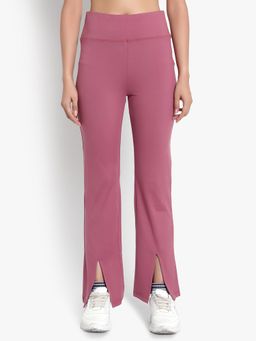 Wear Jukebox - WearJukebox Ultra Lite Active High Waist Pink Slit Pants