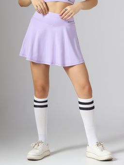 Muscle Torque - High Waist Workout Mini Skorts - Purple