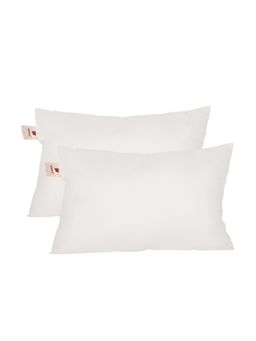 Sivya by Home - Micro Fiber 12X18 Inch Cushion Insert- White Pack Of 2