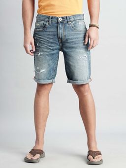 ROOKIES - Denim Slim Fit Short