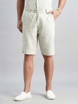 ROOKIES - Beige Slim Relaxed Fit Shorts