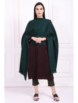 W - For Women Green Textured Acrylic Shawl