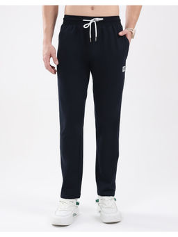Rock.it - Men Solid Lower Navy Blue Trackpant