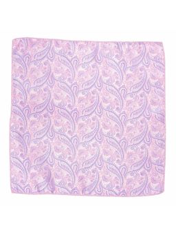 The Tie Hub - Paisley Pink Microfiber Pocket Square