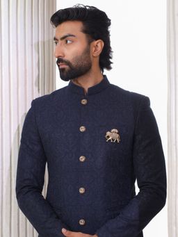 Cosa Nostraa - The Lotus Bearer Elephant Brooch