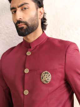 Cosa Nostraa - Crowned Deer Crest Brooch