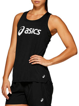 ASICS - Silver Black Womens Tanks