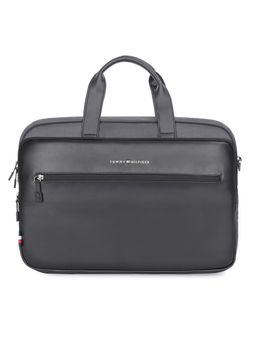 Tommy Hilfiger - Prophecy Solid Grey Messenger Bag with Detachable Strap