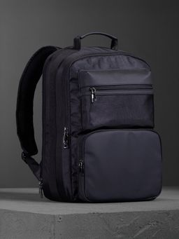 WROGN - Textured Panel Backpack - Black