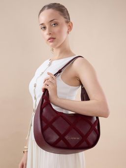 Caprese - Women Athena Cherry Lacquer Red Handbag