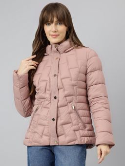 Latin Quarters - Pink Nylon Full Sleeves Jacket