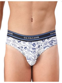 U.S. POLO ASSN. - Men White I615 Natural Cotton Briefs