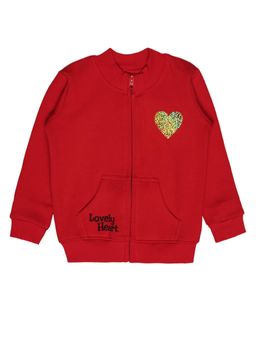 Bodycare - Girls Zipper Jacket - Dark Red