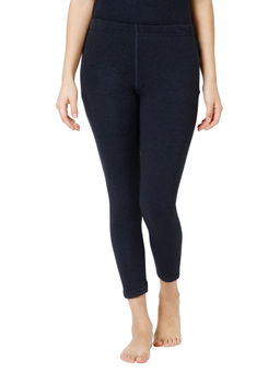 Bodycare - Thermals Women Top Round Neck Full Sleeves Solid Navy Melange