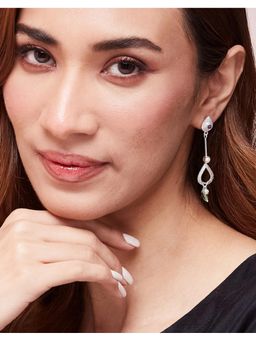 Fabindia - Sterling Silver Dangler Multi-Colour Earrings