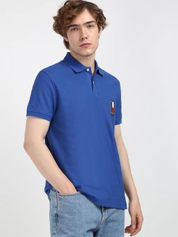 Tommy Hilfiger - Men Blue Color Polo T-Shirt