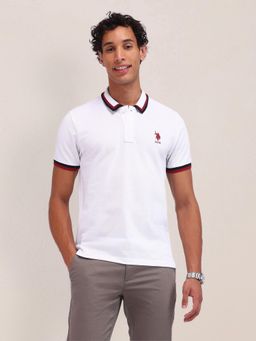 U.S. POLO ASSN. - Regular Fit Solid Polo T-Shirt