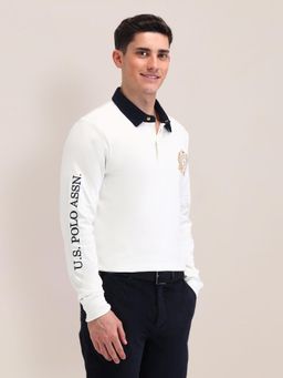 U.S. POLO ASSN. - Regular Brand Embroidered Polo T-Shirt
