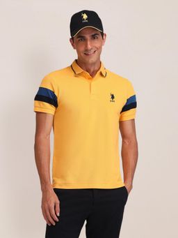 U.S. POLO ASSN. - Regular Fit Solid Polo T-Shirt