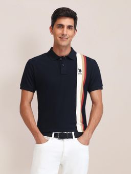 U.S. POLO ASSN. - Regular Fit Vertical Striped Polo T-Shirt
