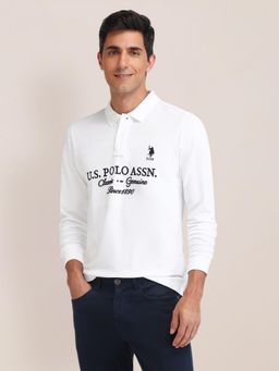 U.S. POLO ASSN. - Regular Fit Embellished Polo T-Shirt