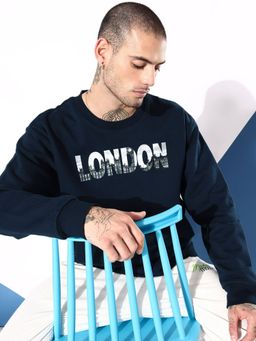 DILLINGER - Navy Blue Oversized Sweatshirt