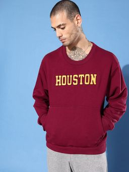 DILLINGER - Maroon Oversized Sweatshirt