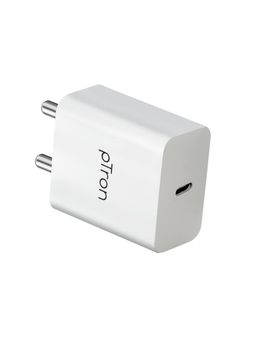 pTron - Volta FC14 20W Smart PD Type-C Charger Adapter with Fast Charging - White