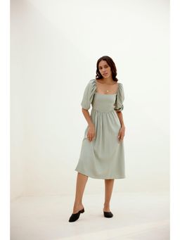 Shibui - Hush Hush Cut Out Green Dress
