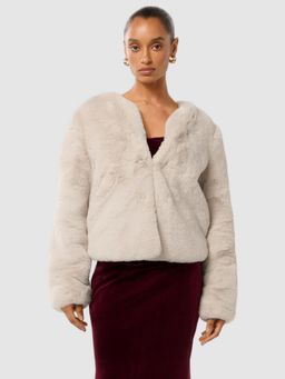 Forever New - Lana Petite Faux Fur Coat