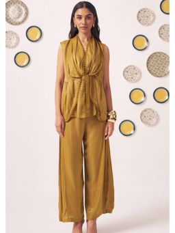 Western Era - Gold Shimmering Lace Co-Ord Set