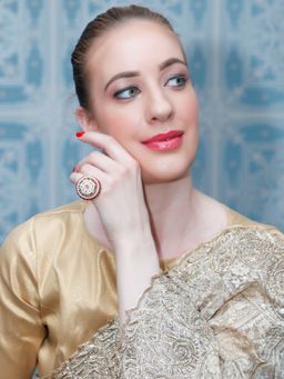 Odette - Pearl Embellished Multicolored Ring