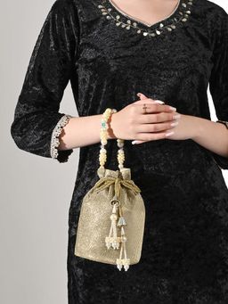 Lavie Signature - Women's Bisbee Pearl Handle Medium Potli (M)