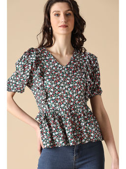 Gipsy - Black Fashion Rayon Blouse