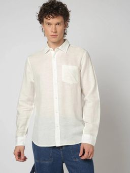 GAP - Snow White Classic Collar Full Sleeves Shirt