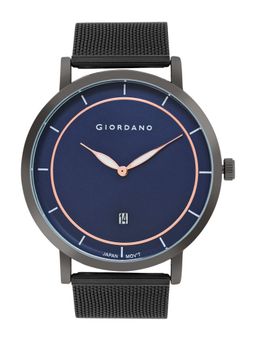 Giordano - Men Blue Round Dial Analog Stylish Watch