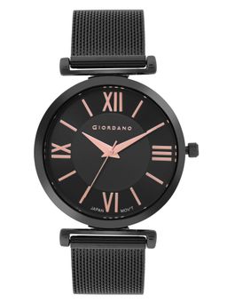 Giordano - Women Black Round Dial Analog Stylish Watch